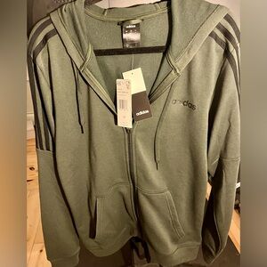 Adidas unisex Ftench Terry hoodie Zip front sz.M